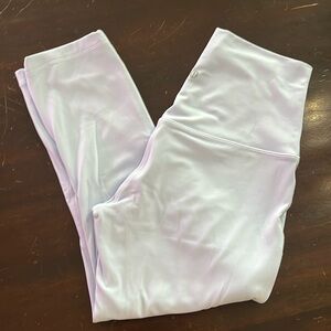 Lululemon Align Super High Rise Crop 21” Pastel Blue Size 8